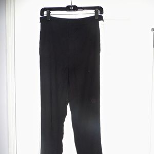 Black and White Striped Trousers